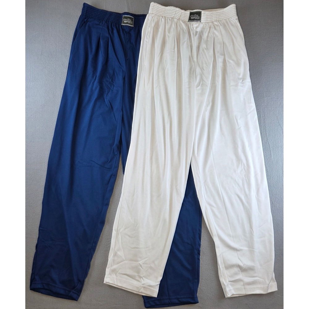 California CraZee Wear 2 Pair Baggy Bodybuilding Pants L Made USA NWT Old School